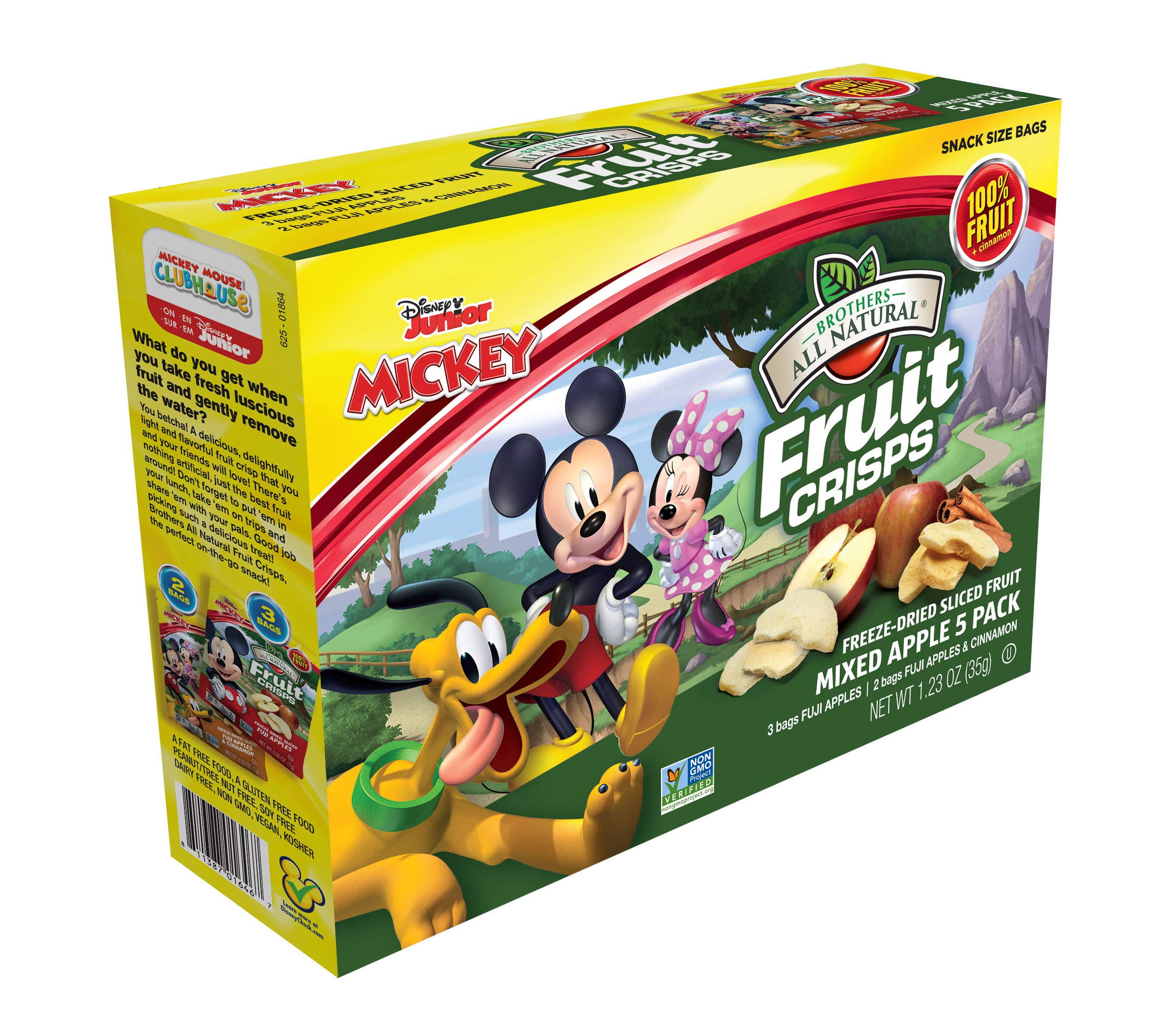 Amazon.com: Brothers-ALL-Natural Fruit Crisps, Mickey Mouse